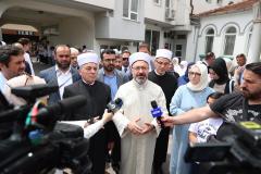 Türkiye Diyanet İşleri Başkanı Ali Erbaş, Gostivarlılarla bir araya geldi