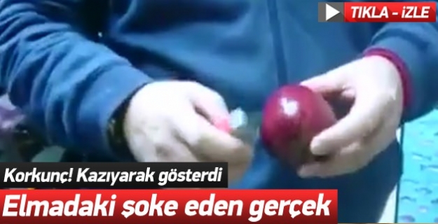 Elmadaki şok gerçeği kazıyarak gösterdi