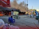 Edirne'de pazar yerinde çıkan yangında 9 baraka kullanılamaz hale geldi