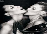 Kate Moss'tan transseksüel öpücük