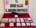 EDİRNE'DE BİR EVDE 178 TARİHİ OBJE ELE GEÇİRİLDİ