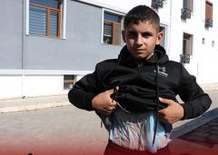 Pehlivanlar poşet yardımıyla zayıflamaya çalışıyor