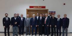MHP İL YÖNETİMİ EMNİYET MÜDÜRÜNÜ ZİYARET ETTİ…