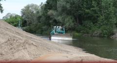 TUNCA NEHRİ YATAĞINDAKİ KUM ADACIKLARI TEMİZLENDİ