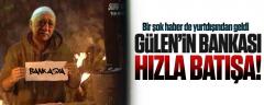 Gülen örgütünün bankasına bir şok haber de yurtdışından!
