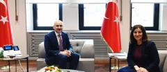 Aksal, kentte devam eden projeleri görüştü
