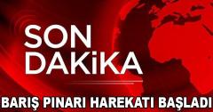 Barış Pınarı Harekatı başladı